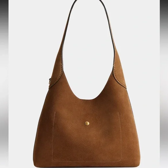 COACH Brooklyn 28 Suede Hobo Bag - Picture 2 of 6